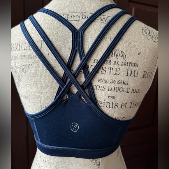 Velvet Rose Medium Navy Sports Bra - Picture 5 of 7